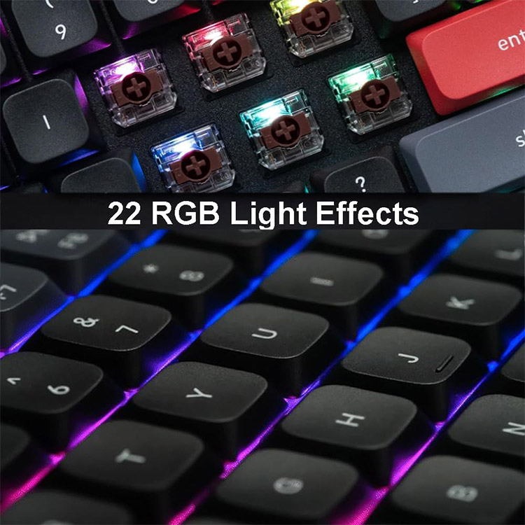 خرید کیبورد Keychron K5 Pro B1 RGB - بی‌سیم - سوییچ مکانیکی قرمز